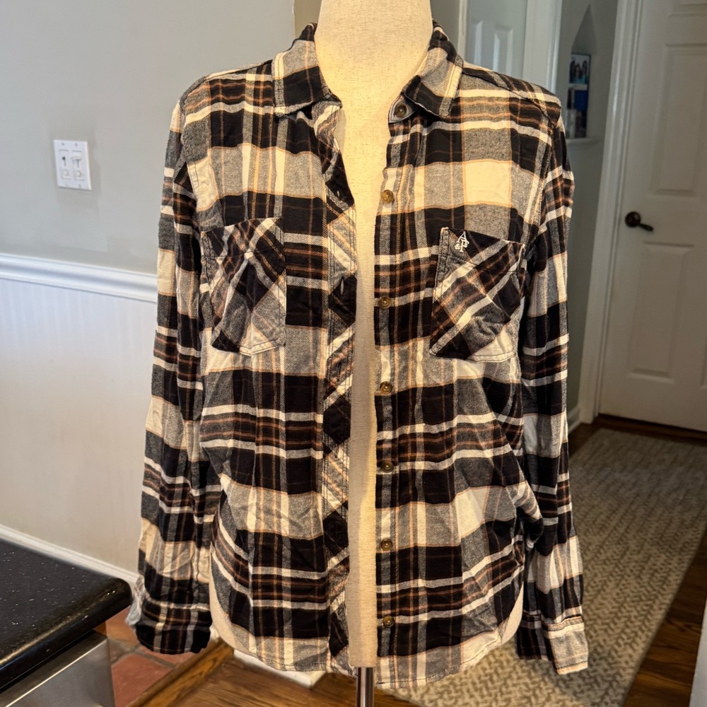 Abercrombie Plaid Button-Up Shirt